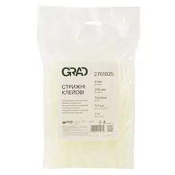 Клейові стержні Grad 8×200мм 1кг прозорі (2701025) - мініатюра 1
