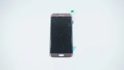 Дисплей для смартфона (телефона) Samsung Galaxy S7 Edge SM-G935 розовый (В сборе с тачскрином) (без рамки) золотистый (В сборе с