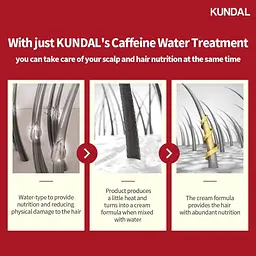 Єсенція для шкіри голови Kundal Caffeine Head Spa & Scalp Care Water Treatment Herb Mint від випадіння волосся лікуюча 300 мл - мініатюра 8