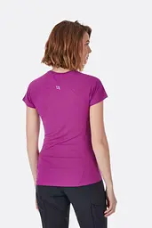 Футболка Rab Force SS Tee wmns 14 Світло-фіолетовий - мініатюра 2
