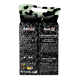 Соєвий наповнювач для котячого туалету AnimAll Тофу, класичний, 6 л - мініатюра 4