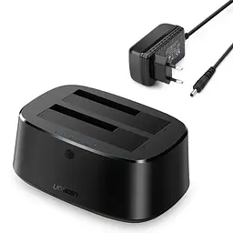 Док-станція Ugreen CM198 USB 3.0 to SATA Dual-Bay Hard Drive Duplicator/Cloner EU(UGR-50857) - мініатюра 3