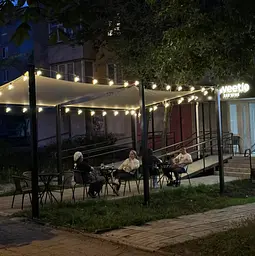 Тент навіс затінюючий прямокутний 4х8м сітка (Бежевий) - мініатюра 6