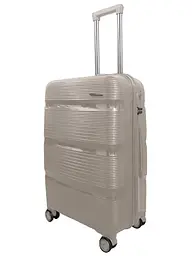 Валіза середня Milano bag 0307 поліпропілен Шампань - мініатюра 2