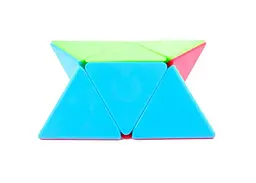 Кубик QiYi Пірамідка Рубіка 2x2 без наліпок (QiYi Pyraminix 2x2 color Stickerless) (0180) - мініатюра 2