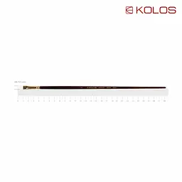 Пензель синтетика плоска Snow 1098F №2 довга ручка KOLOS (4823064901672)