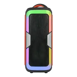 Портативна колонка Singer JQS4407 Акустична система 25Вт RGB підсвічування з мікрофоном і пультом Чорний - мініатюра 3
