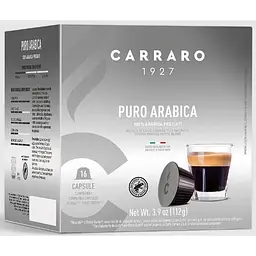 Кава в капсулах Dolce Gusto Carraro Puro Arabica, 16 капсул