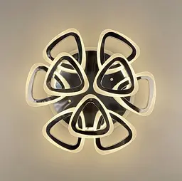Світлодіона LED люстра на 6+3 ріжки трикутної форми | Арт. A 2502/6+3 RGB CH | Line F - мініатюра 3