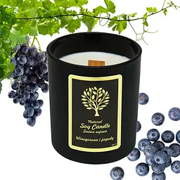 Свічка Aurora Natural Soy Candle виноград та ягоди 150 г - мініатюра 4
