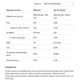 Протеїн Allnutrition Whey Protein Vanilla Banan 2200 г - мініатюра 2