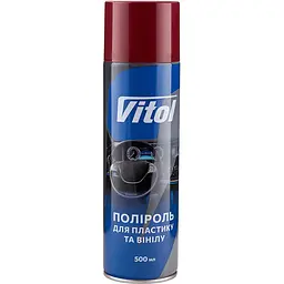 Поліроль для пластику та вінілу Vitol Вишневий адреналін 500 мл (088000)