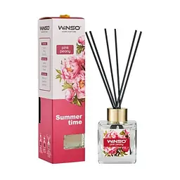 Аромадифузор для дому ароматизатор Winso Summer Time Pink Peony Рожева півонія 50 мл