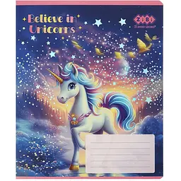 Упаковка зошитів ZiBi Kids Line Unicorn 12 аркушів в клітинку 25 шт. (ZB25.1752K) - мініатюра 8