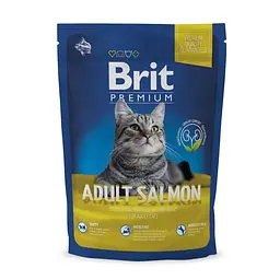 Сухий корм Brit Premium Cat Adult Salmon 0.8 кг для кішок (лосось)