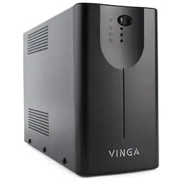 Пристрій безперебійного живлення Vinga LED 800VA metal case with USB (VPE-800MU) - мініатюра 6