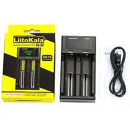 Зарядний пристрій LiitoKala Lii-S2, 2x(Lion/LiFePO4/NiMH/NiCd), Auto Polarity, Display - мініатюра 7