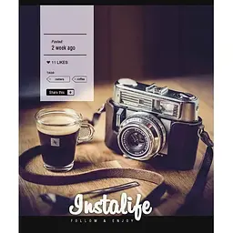 Зошит учнівський "Instalife" Star 096-3389K 96 аркушів Різнокольоровий