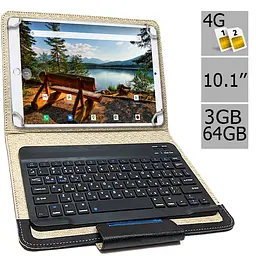Планшет-телефон Hoozo MT Pad 364 LTE 3/64 Red + Чохол із Bluetooth клавіатурою - мініатюра 2