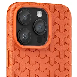 Чохол TPU Weaving для Apple iPhone 14 Pro (6.1) Orange - мініатюра 2
