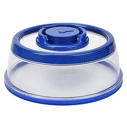 Вакуумна багаторазова кришка для продуктів Vacuum Food Sealer 19 см, A-plus Синій 85747