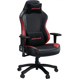 Крісло ігрове Anda Seat Luna Color Size L Black/Red PVC - мініатюра 2