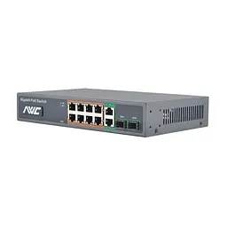 PoE-комутатор 10-портовий NVC-1008GSR (73-00102)