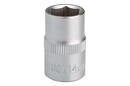 Головка торцева шестигранна Intertool 14мм x 1/2" матова - мініатюра 2