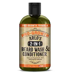 Набір для догляду за бородою Arlo's Pro Growth Formula: 2-in-1 Beard Wash and Conditioner 355 мл + Beard Oil 75 мл - мініатюра 2