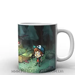 Кухоль GeekLand Gravity Falls wood 330 мл білий - мініатюра 3
