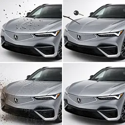 Антигравійна захисна бронеплівка за лекалами для Acura ZDX EV 2024 - повний кузов - мініатюра 2
