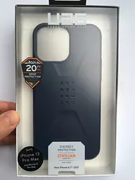 Оригінальний протиударний чохол UAG Civilian для iPhone 13 Pro Max Mallard (11316D115555) - мініатюра 4