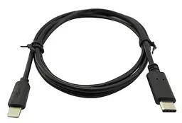 Кабель USB 3.1 Type C - Lightning M/M чорний 1м.