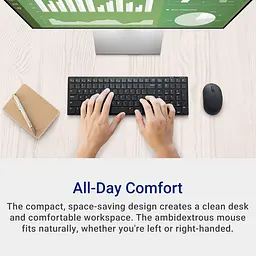 Комплект (Клавіатура та Миша) Dell Pro Compact Silent KM555 UA - мініатюра 7