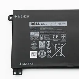 Акумулятор для ноутбука Dell XPS 15 9530 Precision M3800 (T0TRM TOTRM 11.1V 61Wh) - мініатюра 3