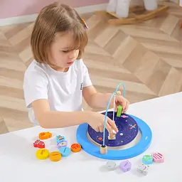 Дерев'яна гра-балансир Viga Toys Космос (44580) - мініатюра 4