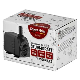 Помпа підйомна Kruger Meier Sturmkraft 1500 л/г (1500RN-X5) - мініатюра 7
