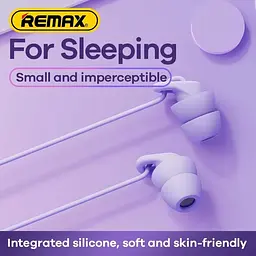 Навушники-затички для сну Remax RM-518 Soft And Cozy, вакуумні, силіконові ультрам'які, Soft Touch, пасивне шумозаглушення, White - мініатюра 7