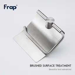 Тримач для туалетного паперу нержавіюча сталь Frap F30103 1/40 Хром - мініатюра 5