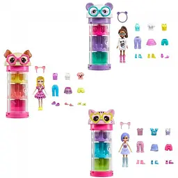 Оригінальна шафа Polly Pocket Обертай та наряджайся в асортименті (HKW04) - мініатюра 3