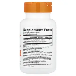 5-HTP 100 mg 60 Veggie Caps Doctor's Best vit0006751 - мініатюра 2