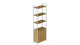 Етажерка 4/60 Ferrum-decor Серії Конект із тумбою 179x60x28 Білий ДСП Артизан (FRD-104496) - мініатюра 3