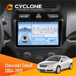 Штатна магнітола Chevrolet Cobalt 2004-2013 Cyclone C9-012 4x64, DSP, 4G Cyclone (НФ-00007821)