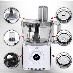 Кухонний комбайн 12в1 Adler AD 4224 LCD - мініатюра 10