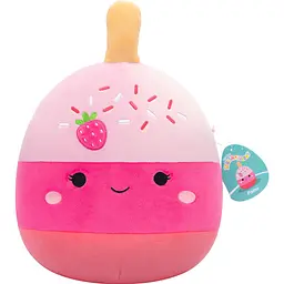 М'яка іграшка Squishmallows Полуничний кейк-поп Пама 30 см (SQCR06573) - мініатюра 7