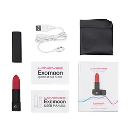 Вібратор для клітора Lovense Exomoon 8.8 см червоний - мініатюра 6