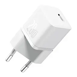 Мережевий зарядний пристрій Baseus GaN5 Fast Charger(mini) 1C 20W EU білий CCGN050102 - мініатюра 3