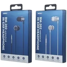 Навушники Remax metal with mic RM-202 - мініатюра 4