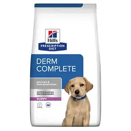 Сухий корм для цуценят Hill’s Prescription Diet Derm Complete при харчовій алергії та атопічному дерматиті, з рисом і яйцем, 12 кг