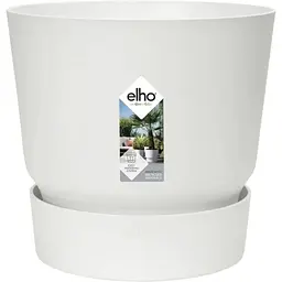 Вазон Elho Greenville Round, 47 см, білий (332280)